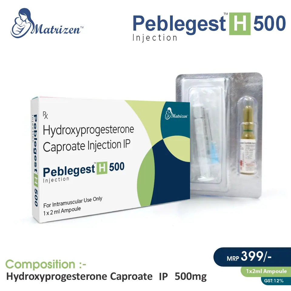 Hydroxyprogesterone (500mg) at best price in PCD Pharma Franchise for contraceptive care and health.